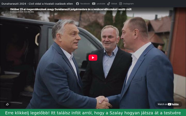 Képernyőkép: dunaharaszti2024.hu