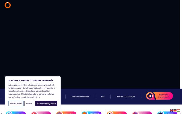 Screenshot di dunakanyarmarketing.hu