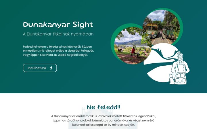 Screenshot di dunakanyarsight.hu