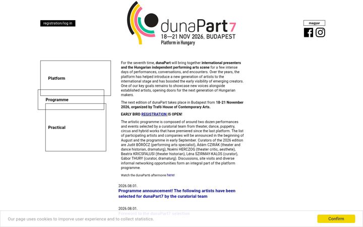 Zrzut ekranu dunapart.net