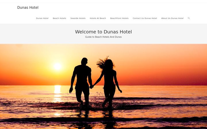 Screenshot of dunashotel.com