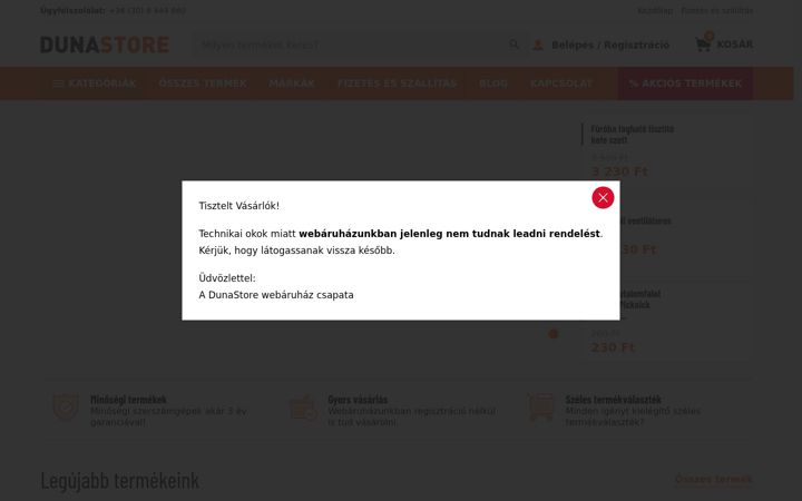 Képernyőkép: dunastore.hu