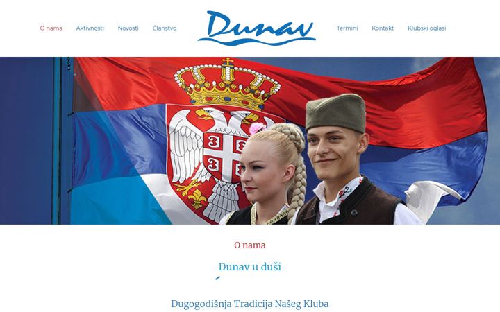 Screenshot of dunav.de