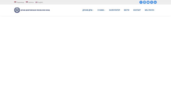 Screenshot of dunavpenzije.com