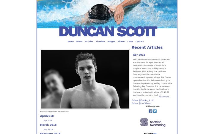 Screenshot of duncan-scott.com