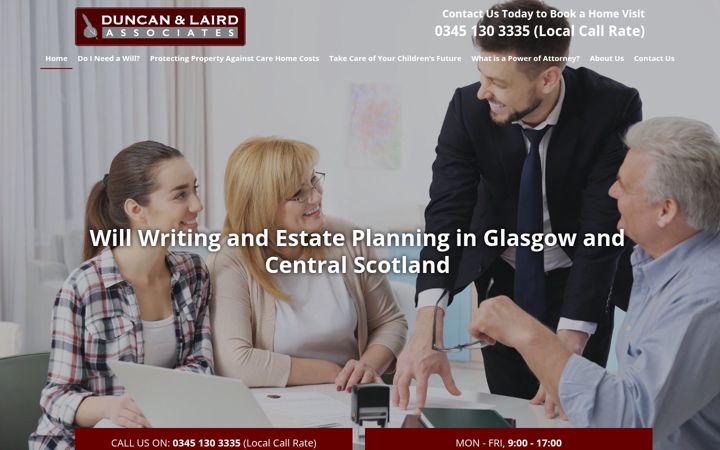 Képernyőkép: duncanandlairdassociates.co.uk