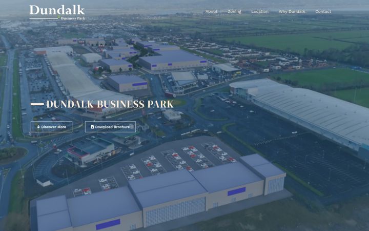 Screenshot of dundalkbusinesspark.com