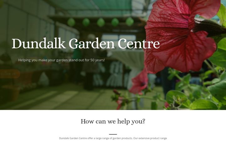 Screenshot ta' dundalkgardencentre.ie