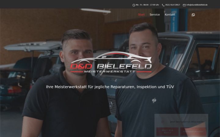 Screenshot of dunddbielefeld.de
