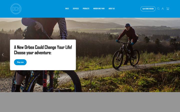 Screenshot of dundeecyclehub.com