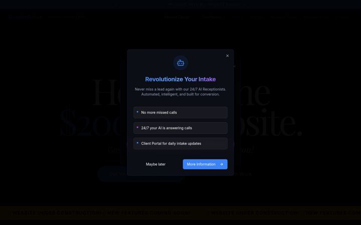 Screenshot of dunderbuildz.com