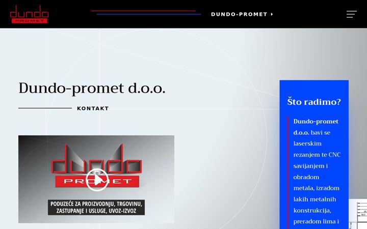 Screenshot of dundo.hr