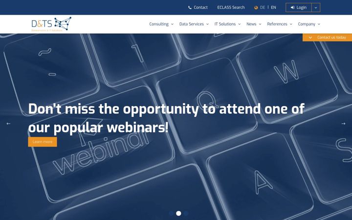 Screenshot of dundts.com