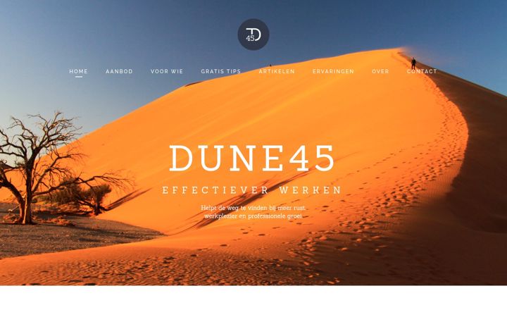 Ekrano kopija dune45.nl