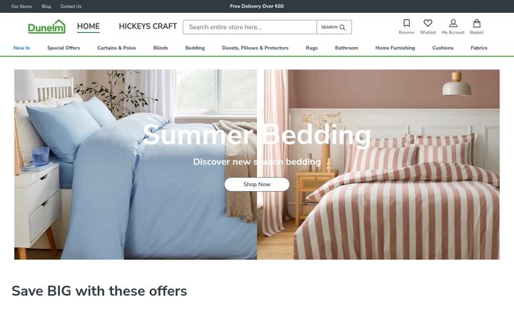 Screenshot ta' dunelm.ie