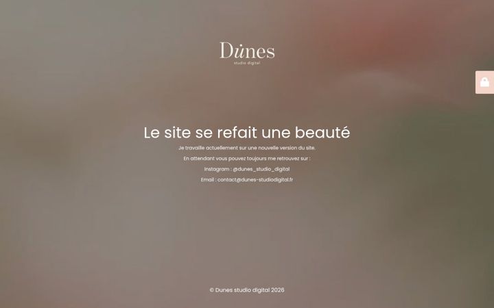 Screenshot of dunes-studiodigital.fr