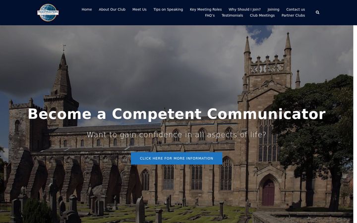 Screenshot di dunfermlinetoastmasters.co.uk