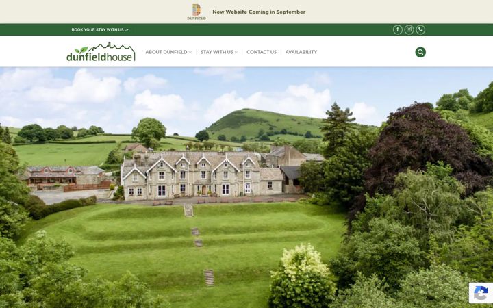 Screenshot di dunfieldhouse.org.uk