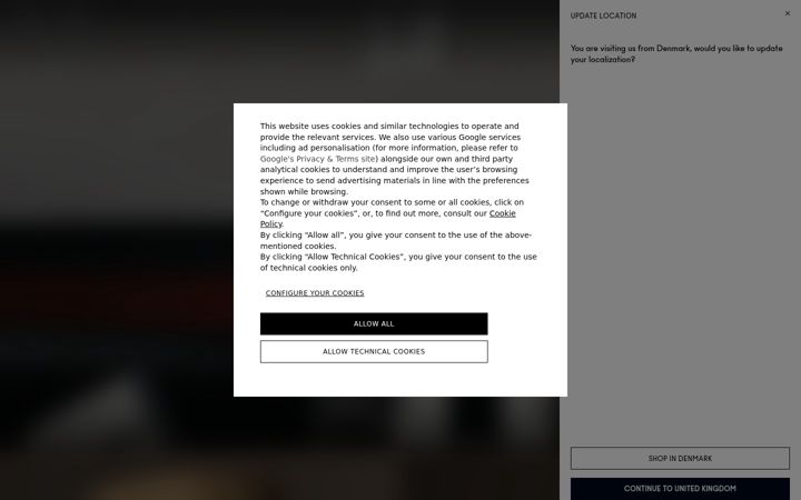 Screenshot of dunhill.com