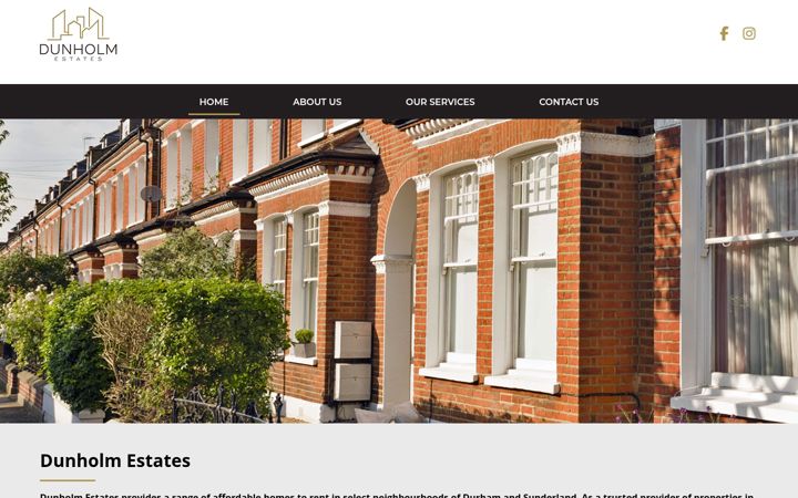 Screenshot di dunholmestates.co.uk
