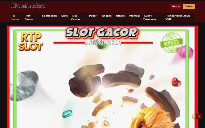 Screenshot of dunia-slot.com