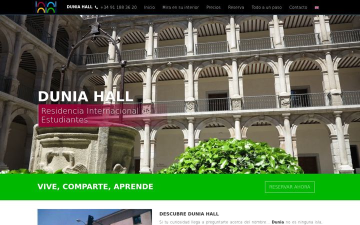 Screenshot of duniahall.com