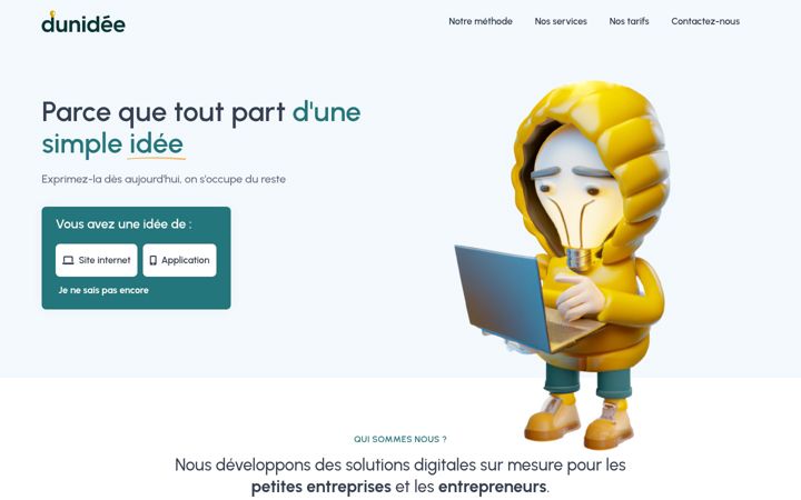 Screenshot of dunidee.com
