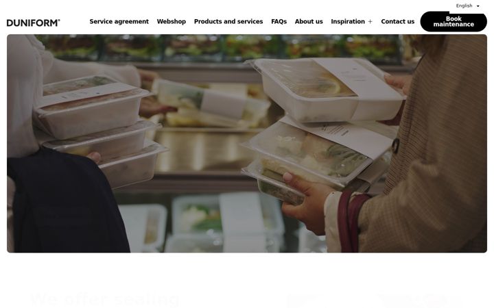 Screenshot of duniformservice.com