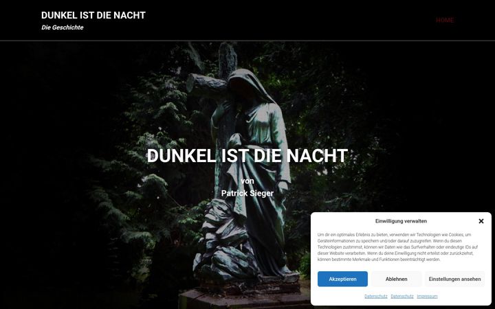 Screenshot of dunkel-ist-die-nacht.de