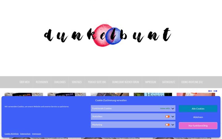 Snímek obrazovky dunkelbunt-blog.de