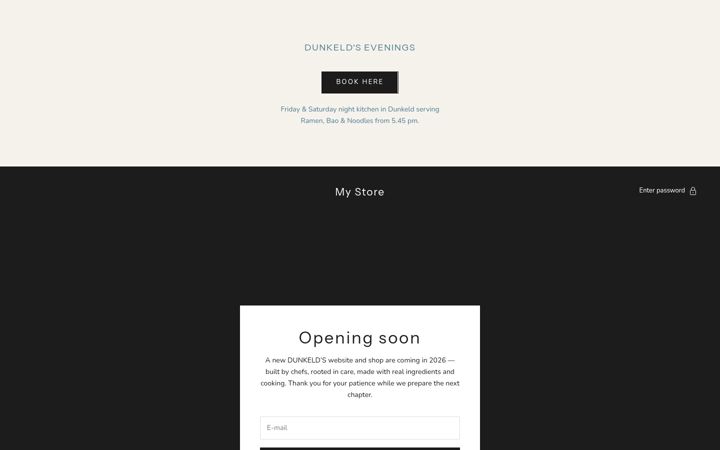 Screenshot di dunkelds.co.uk