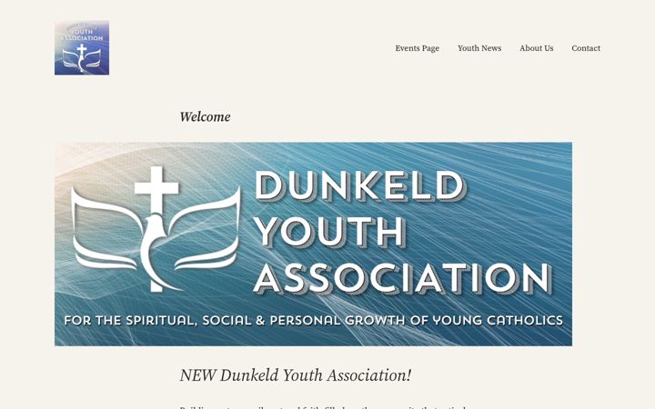 Screenshot di dunkeldyouth.org.uk