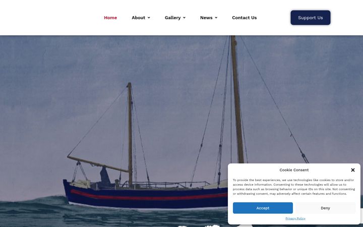 Screenshot of dunlearylifeboatproject.com