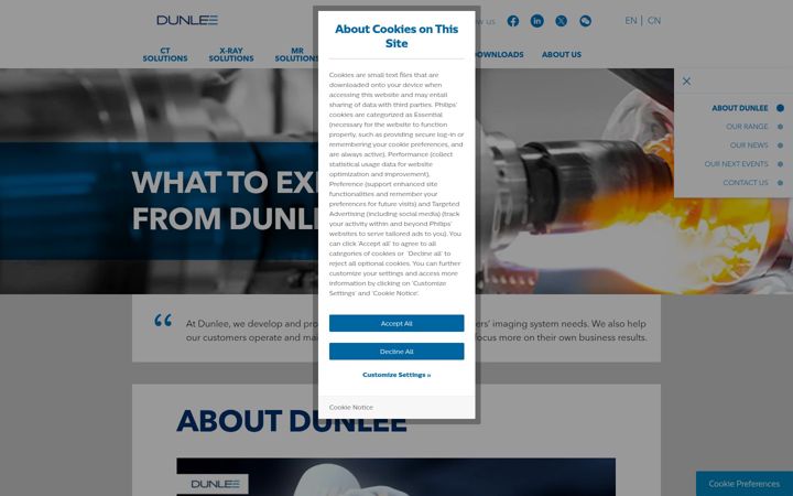 Screenshot of dunlee.com