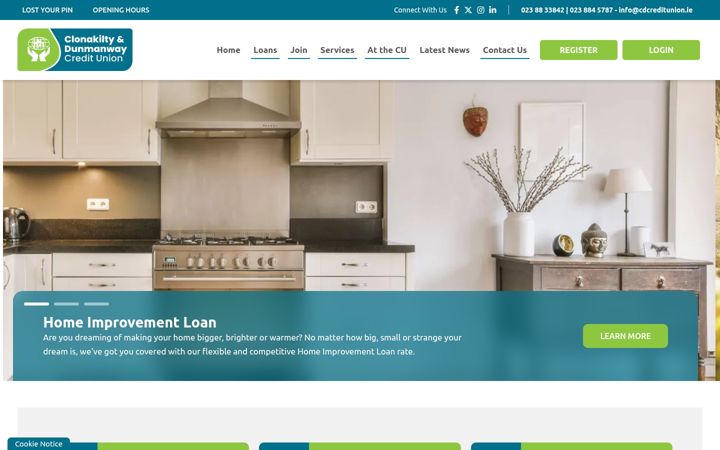 Screenshot ta' dunmanwaycu.ie