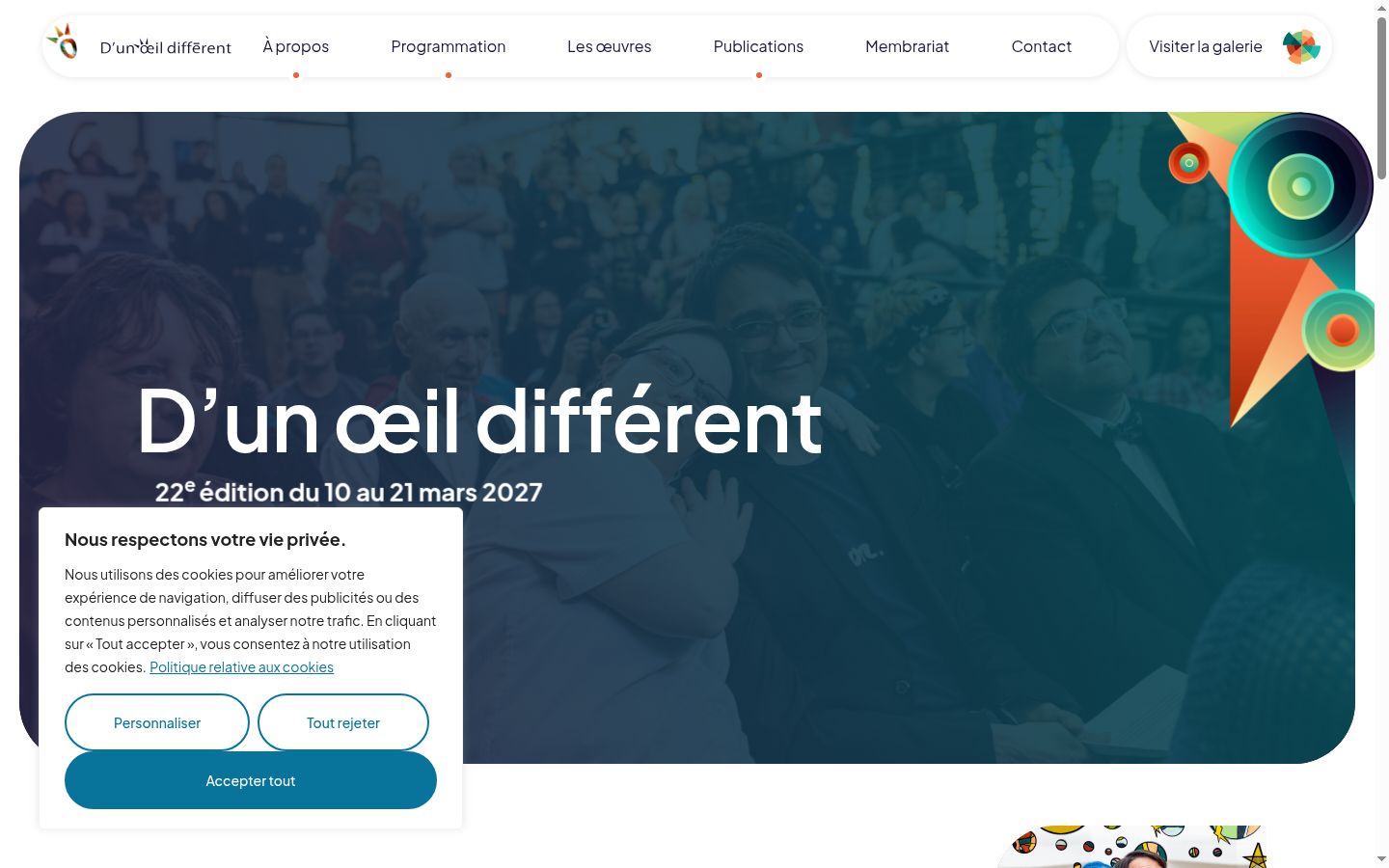 Screenshot tal-banner tal-kunsens muri qabel kwalunkwe interazzjoni