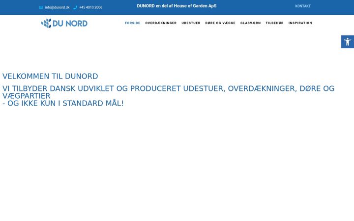 Skjámynd af dunord.dk