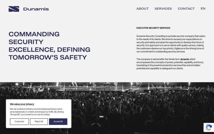 Screenshot di dunsec.fi