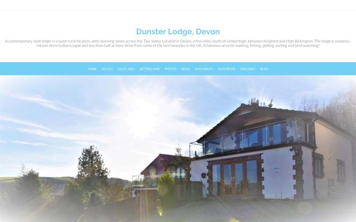 Screenshot von dunsterlodge.org.uk
