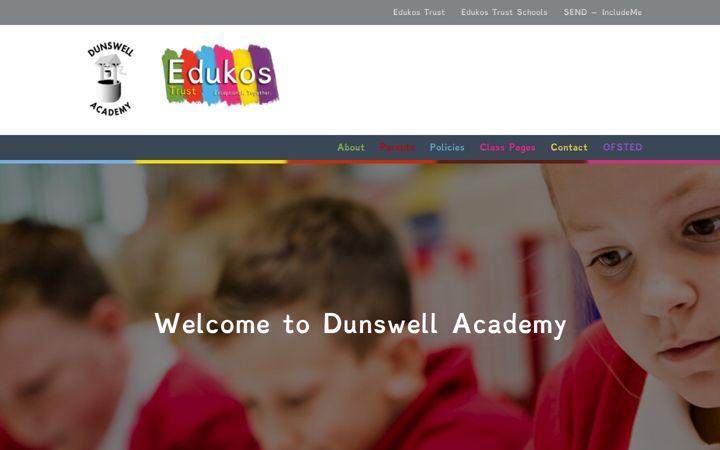 Screenshot von dunswellacademy.co.uk