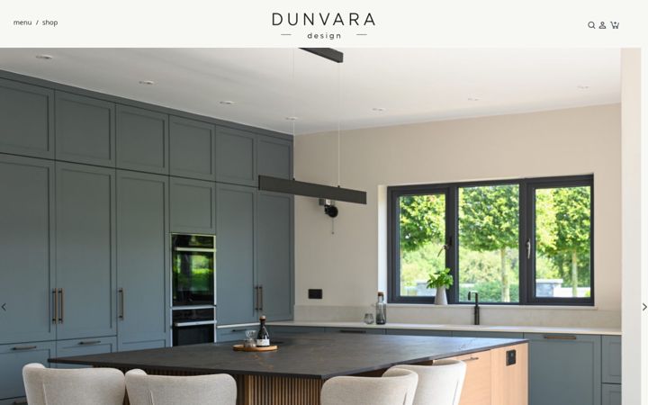 Screenshot of dunvaradesign.com