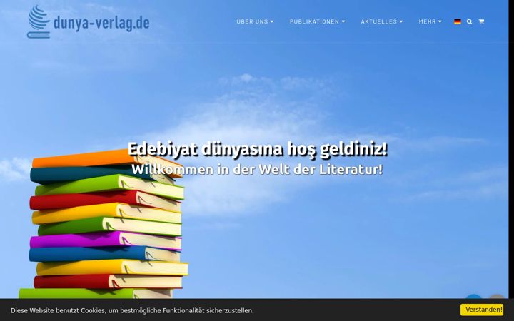 Zrzut ekranu dunya-verlag.net