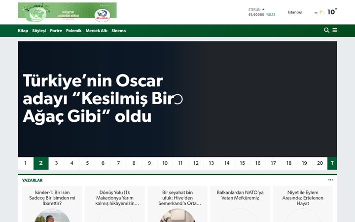 Screenshot of dunyabizim.com