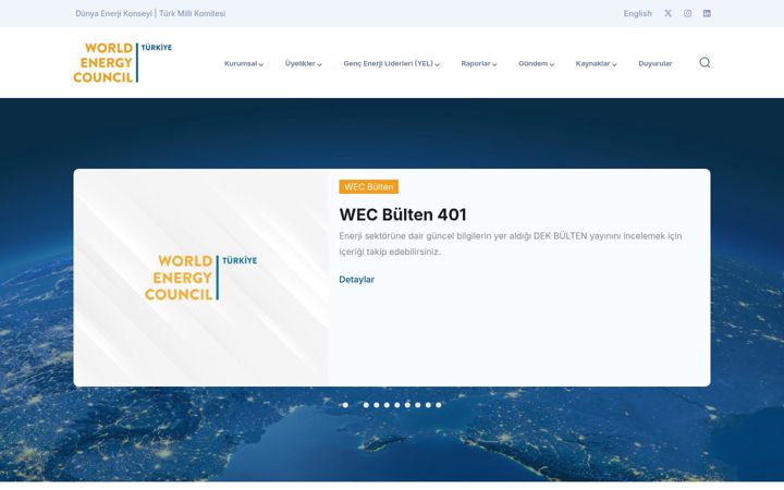 Screenshot von dunyaenerji.org.tr