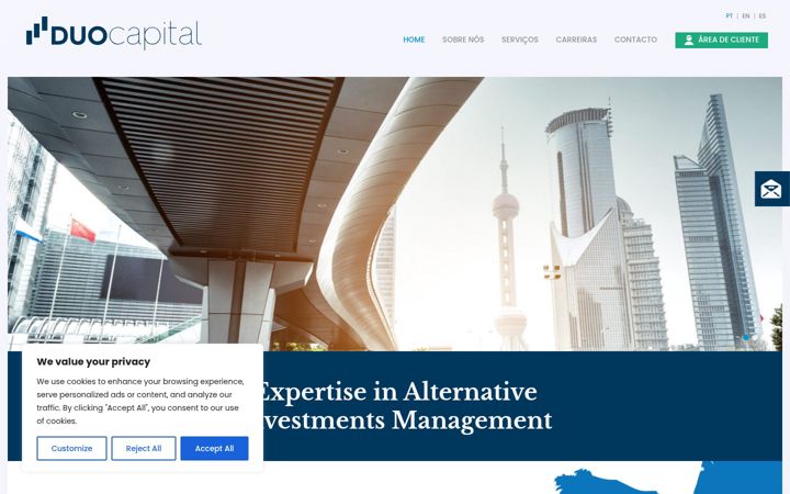 Screenshot of duo-capital.com
