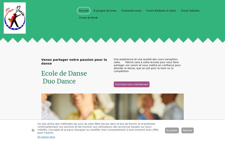 Ekrānuzņēmums no duo-dance.fr