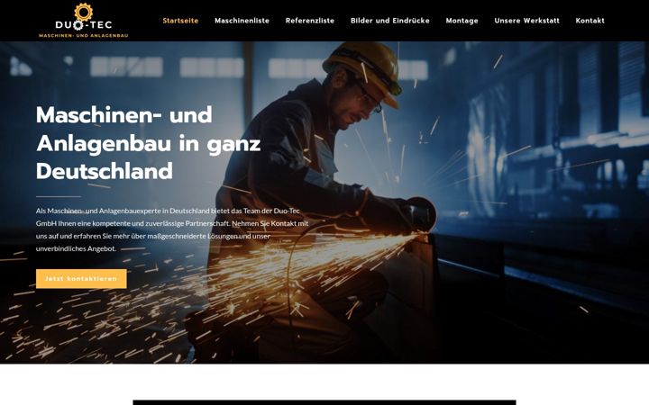 Snímek obrazovky duo-tec-gmbh.de