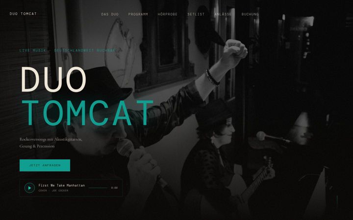 Snímek obrazovky duo-tomcat.de