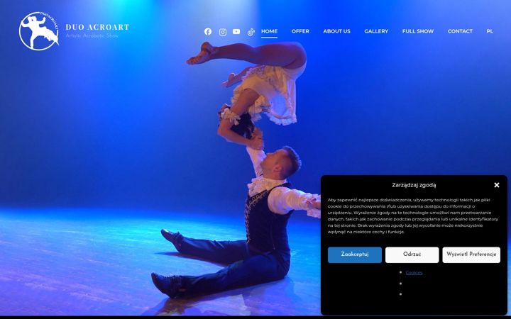 Screenshot of duoacroart.com