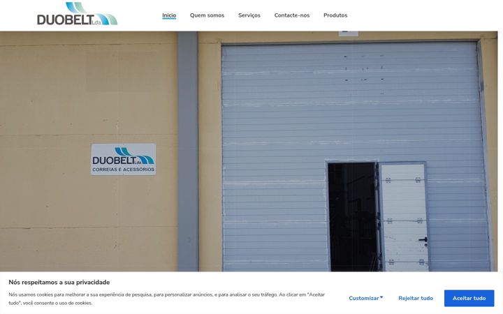Ekraanipilt saidist duobelt.com.pt